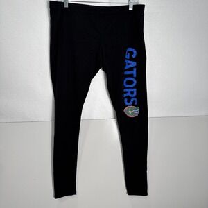 Concepts Sports‎ Leggings Womens Size L Florida Gators UF  Cropped Black Stretch